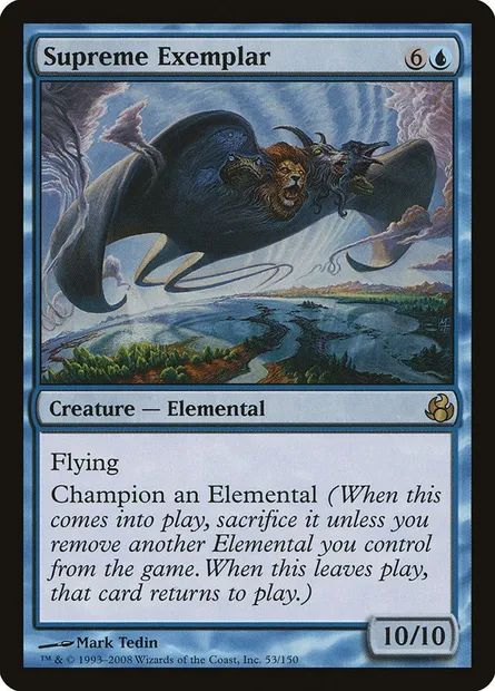 Supreme Exemplar, Magic card MOR 53 — Morningtide set