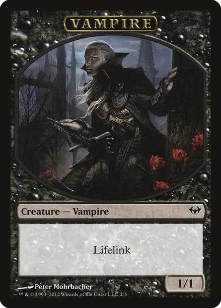 Vampire, Magic card TDKA 2 — Dark Ascension Tokens set