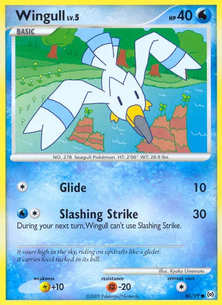 Wingull, Pokémon card AR 80 — Arceus set