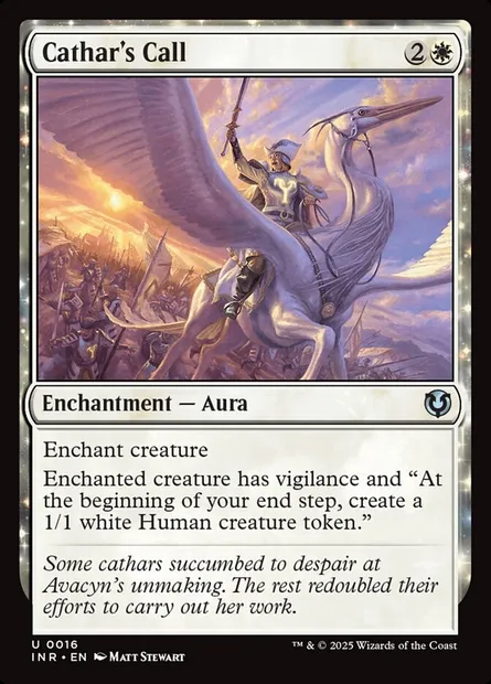 Cathar's Call, Magic card INR 16 — Innistrad Remastered set