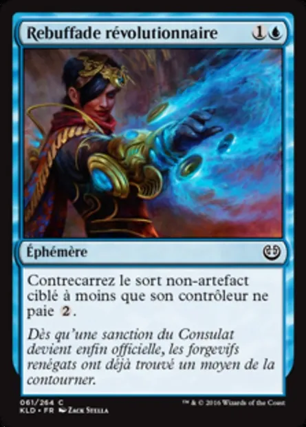 Rebuffade révolutionnaire, carte Magic KLD 61 — extension Kaladesh