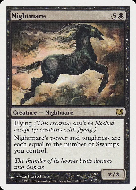 Nightmare, Magic card 9ED 150 — Ninth Edition set