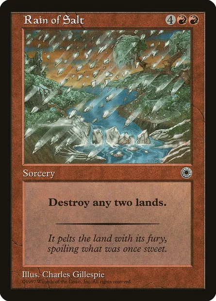 Rain of Salt, Magic card POR 147 — Portal set