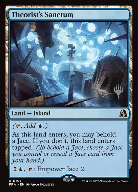 Sanctum du Théoricien, carte Magic PFRA 191p — extension Reality Fracture Promos