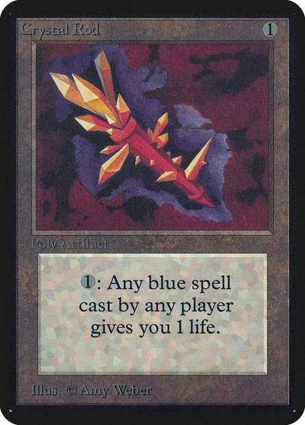 Crystal Rod, Magic card LEA 239 — Limited Edition Alpha set