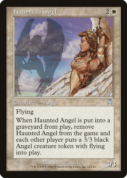 Haunted Angel, Magic card APC 12 — Apocalypse set