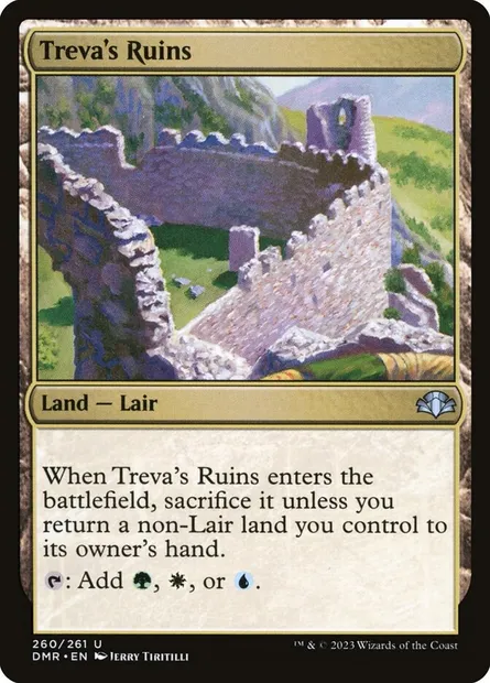Treva's Ruins, Magic card DMR 260 — Dominaria Remastered set