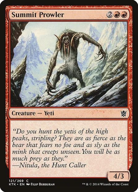 Summit Prowler, Magic card KTK 121 — Khans of Tarkir set