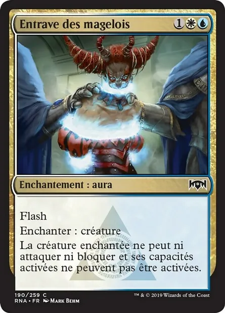 Entrave des magelois, carte Magic RNA 190 — extension L'allégeance de Ravnica