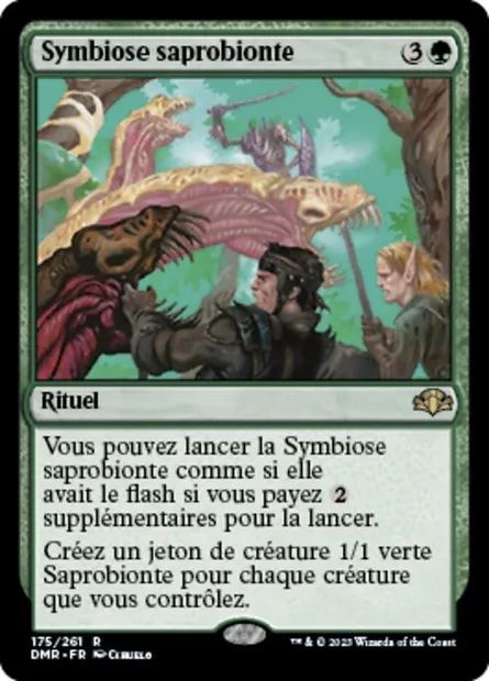 Symbiose saprobionte, carte Magic DMR 175 — extension Dominaria Remastered