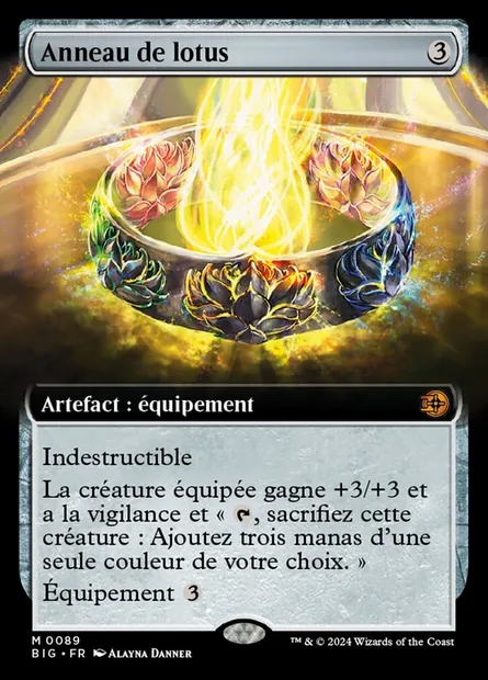 Anneau de lotus, carte Magic BIG 89 — extension The Big Score
