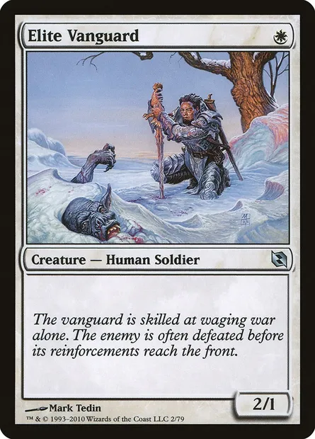 Elite Vanguard, Magic card DDF 2 — Duel Decks: Elspeth vs. Tezzeret set