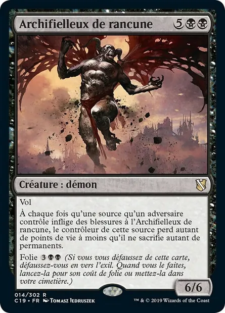 Archifielleux de rancune, carte Magic C19 14 — extension Commander 2019
