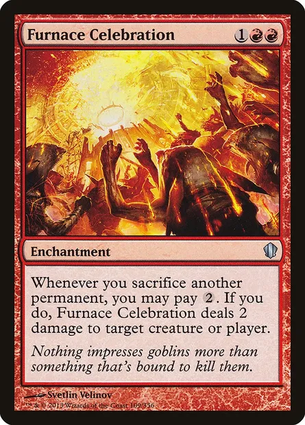 Furnace Celebration, Magic card C13 109 — Commander 2013 set