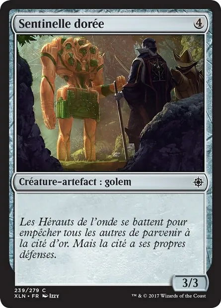 Sentinelle dorée, carte Magic XLN 239 — extension Ixalan