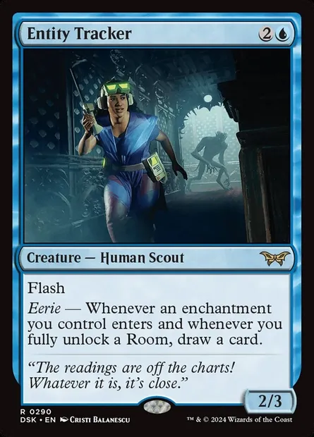 Entity Tracker, Magic card DSK 290 — Duskmourn: House of Horror set