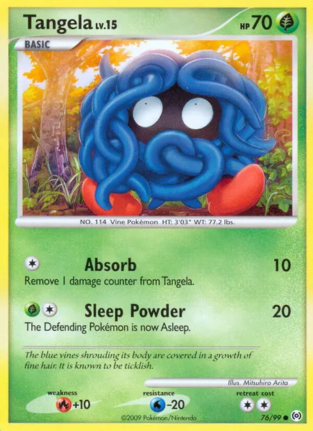 Tangela, Pokémon card AR 76 — Arceus set