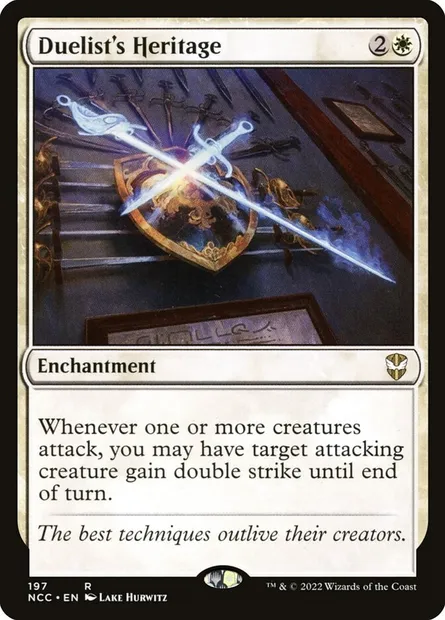 Duelist's Heritage, Magic card NCC 197 — New Capenna Commander set