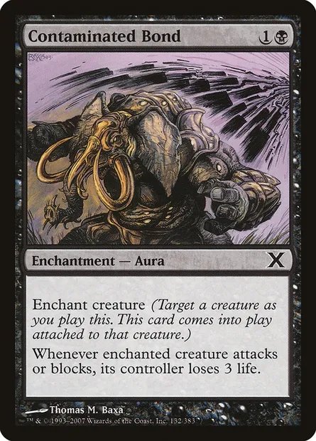 Contaminated Bond, Magic card 10E 132 — Tenth Edition set