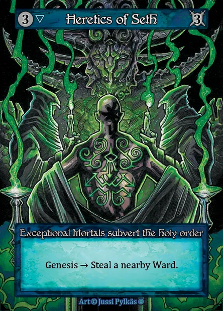 Heretics of Seth, carte Sorcery GOT 096 — extension Gothic