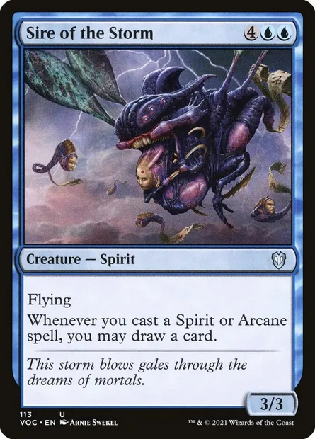 Sire of the Storm, Magic card VOC 113 — Crimson Vow Commander set