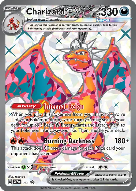 Charizard ex, Pokémon card PR-SV 056 — SVP Black Star Promos set