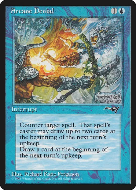 Arcane Denial, Magic card ALL 22a — Alliances set
