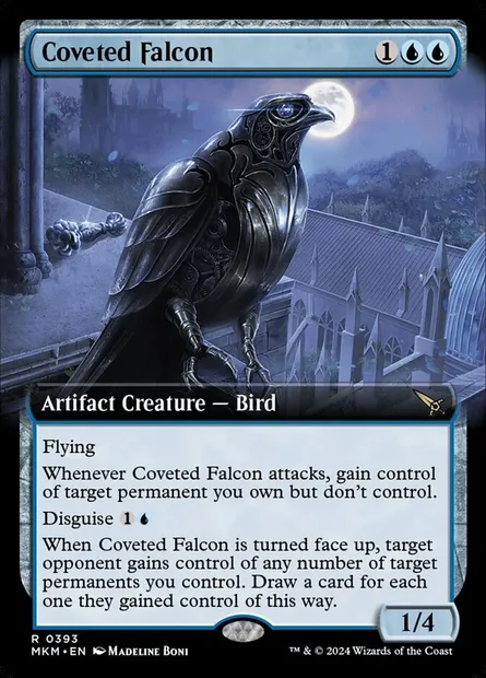 Coveted Falcon, Magic card MKM 393 — Murders at Karlov Manor set