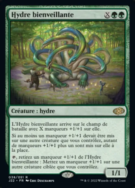 Hydre bienveillante, carte Magic J22 38 — extension Jumpstart 2022