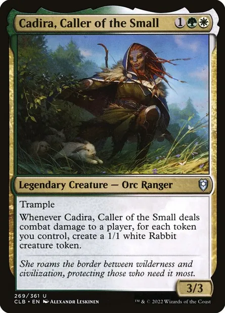 Cadira, Caller of the Small, Magic card CLB 269 — Commander Legends: Battle for Baldur's Gate set