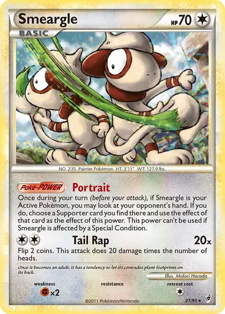 Queulorior, carte Pokémon CL 21 — extension L'appel des Légendes