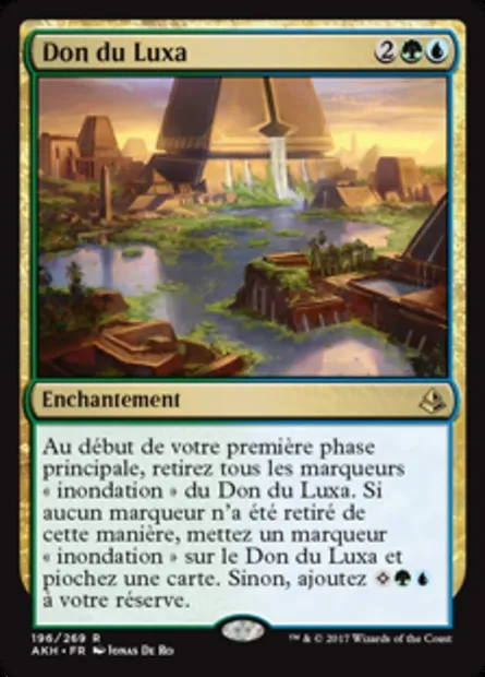 Don du Luxa, carte Magic AKH 196 — extension Amonkhet