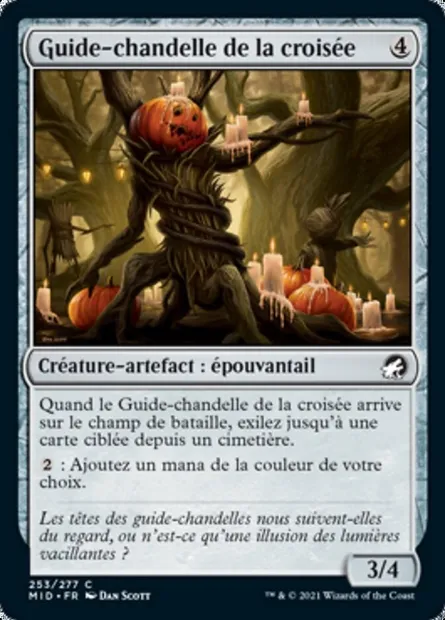 Guide-chandelle de la croisée, carte Magic MID 253 — extension Innistrad : chasse de minuit