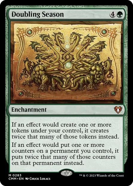 Doubling Season, Magic card CMM 283 — Commander Masters set