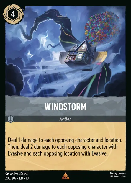 Windstorm, Disney Lorcana card CH13-203 — Attack of the Vine! set