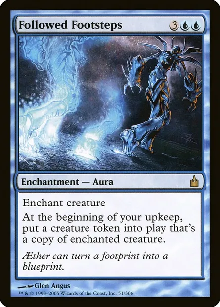 Followed Footsteps, Magic card RAV 51 — Ravnica: City of Guilds set