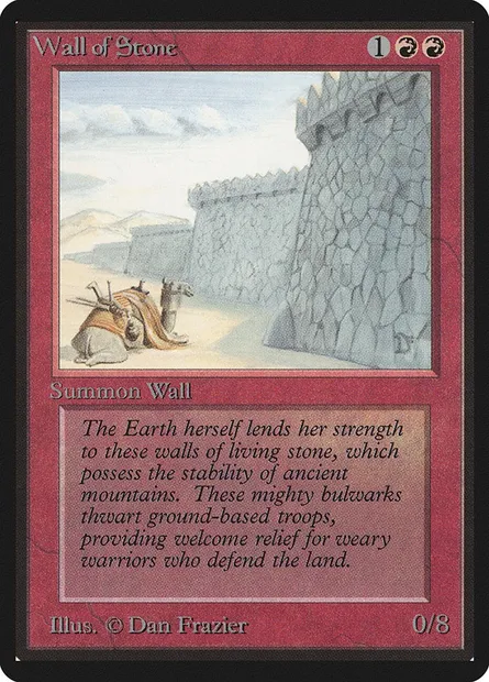 Wall of Stone, Magic card LEB 183 — Limited Edition Beta set