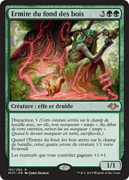 Ermite du fond des bois, carte Magic MH1 161 — extension Horizons du Modern