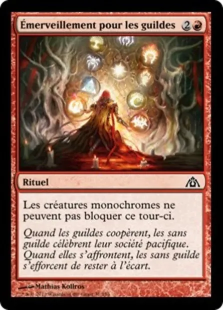 Émerveillement pour les guildes, carte Magic DGM 31 — extension Le labyrinthe du dragon