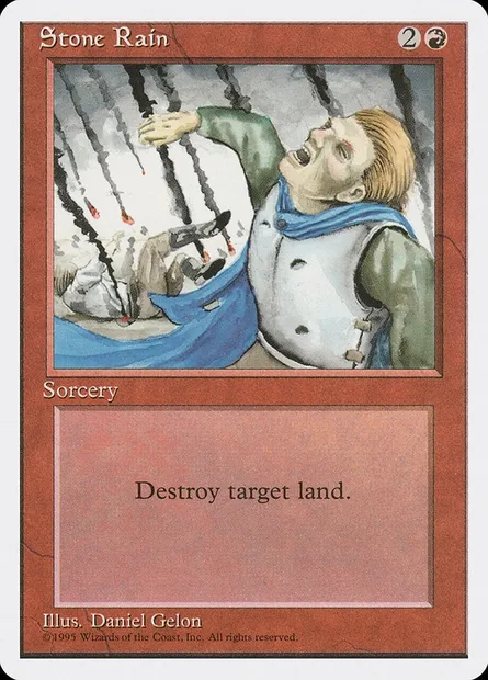Stone Rain, Magic card 4ED 224 — Fourth Edition set