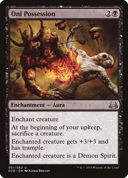 Oni Possession, Magic card DVD 51 — Duel Decks Anthology: Divine vs. Demonic set