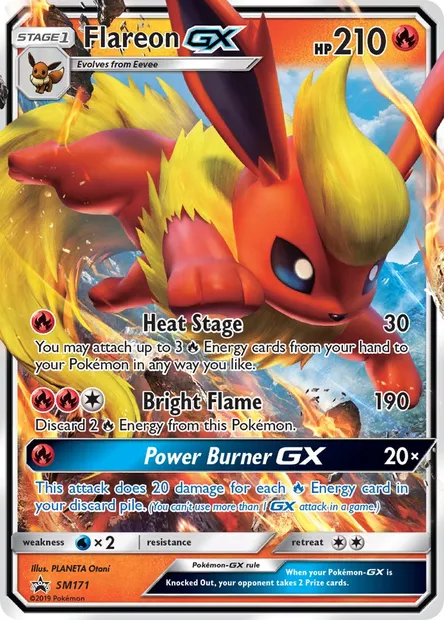 Pyroli GX, carte Pokémon SM 171 — extension Promo SM