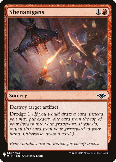 Manigances, carte Magic PLST MH1-146 — extension The List