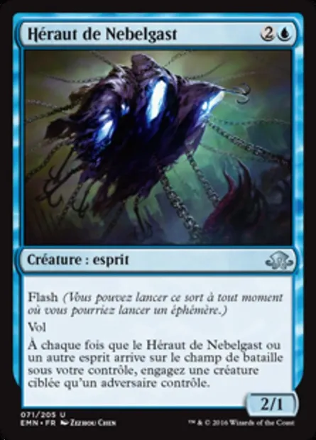 Héraut de Nebelgast, carte Magic EMN 71 — extension La lune hermétique