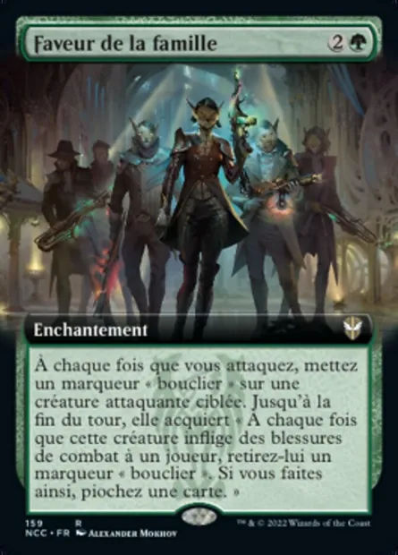 Faveur de la famille, carte Magic NCC 159 — extension New Capenna Commander
