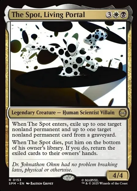 The Spot, Living Portal, Magic card SPM 153 — Marvel's Spider-Man set