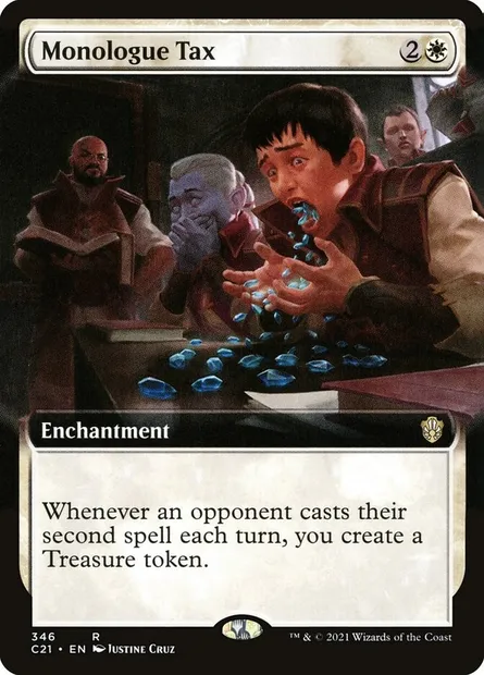 Monologue Tax, Magic card C21 346 — Commander 2021 set
