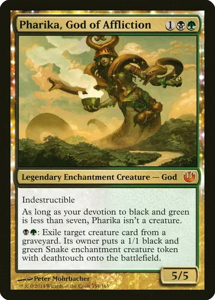 Pharika, God of Affliction, Magic card JOU 154 — Journey into Nyx set