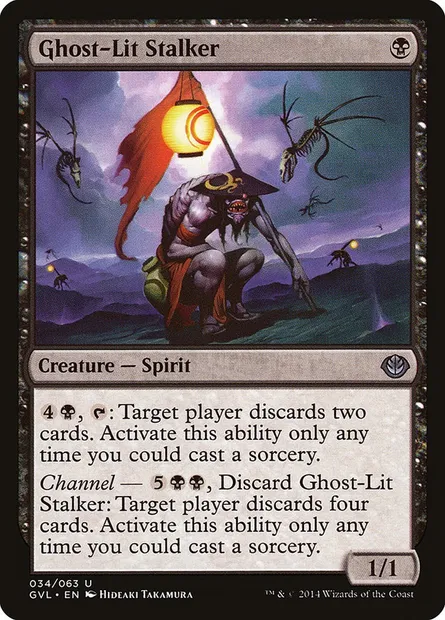 Ghost-Lit Stalker, Magic card GVL 34 — Duel Decks Anthology: Garruk vs. Liliana set