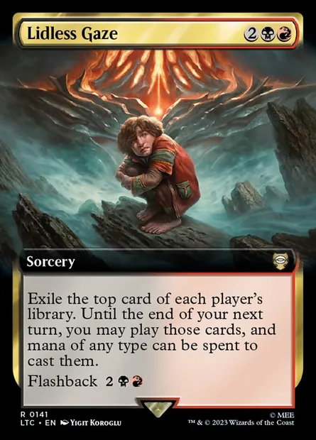 Lidless Gaze, Magic card LTC 141 — Tales of Middle-earth Commander set